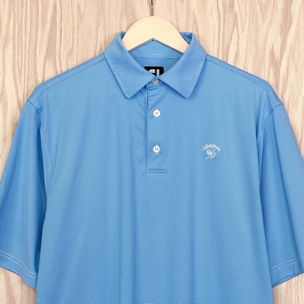 FootJoy Men’s FJ Striped Short Sleeve Polo Golf Shirt Size Large - Picture 2 of 8